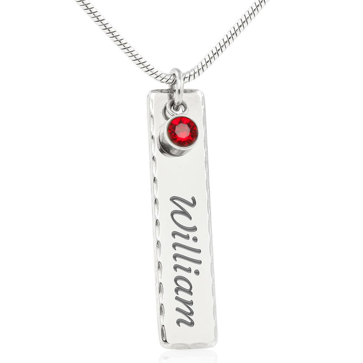 Customizable Birthmonth stone Pendant